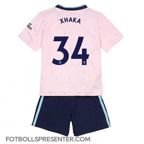 Arsenal Granit Xhaka #34 Tredje tröja Barn 2022-23 Kortärmad (+ korta byxor)